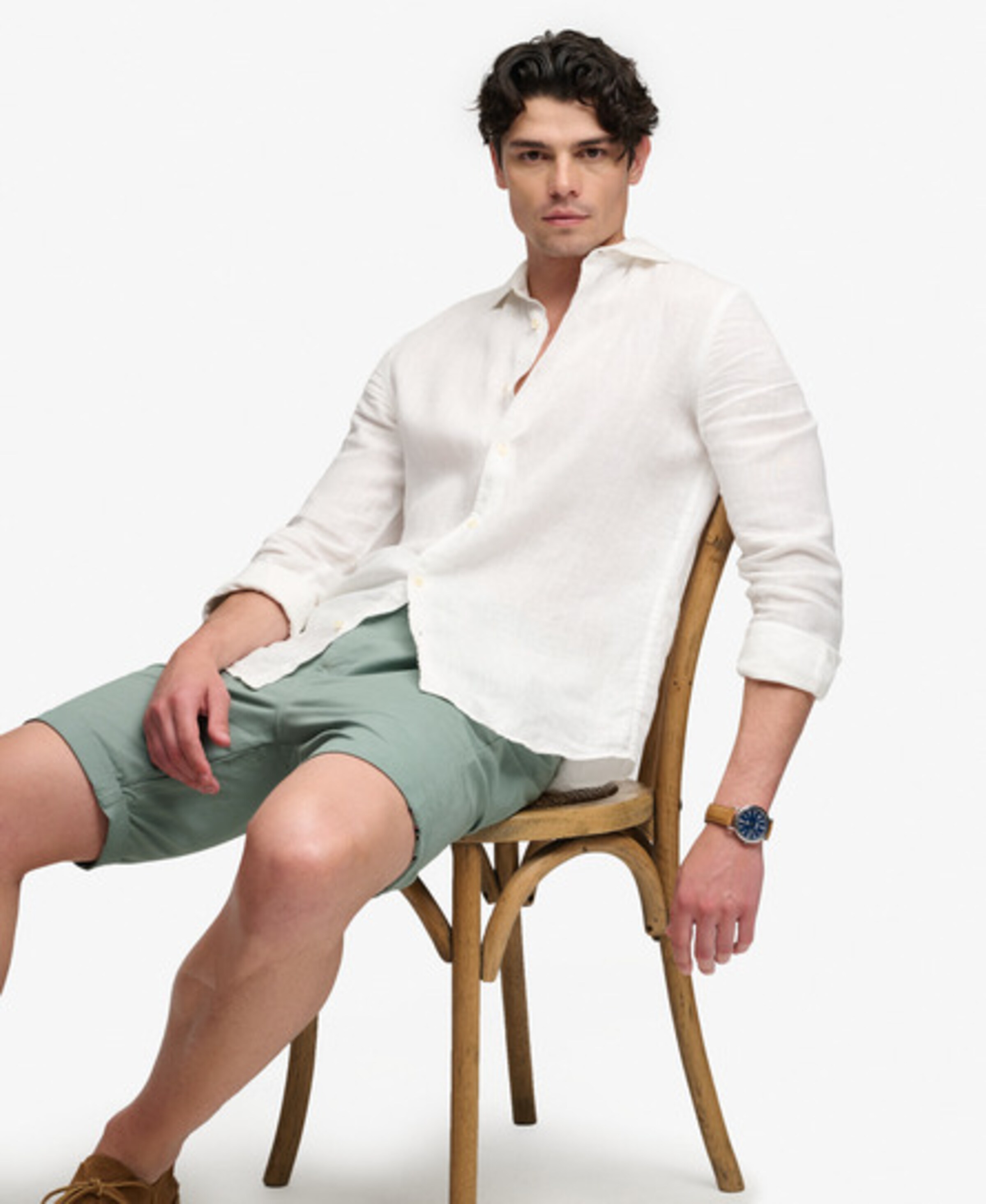 Superdry & Co Slimfit Chino in Groen