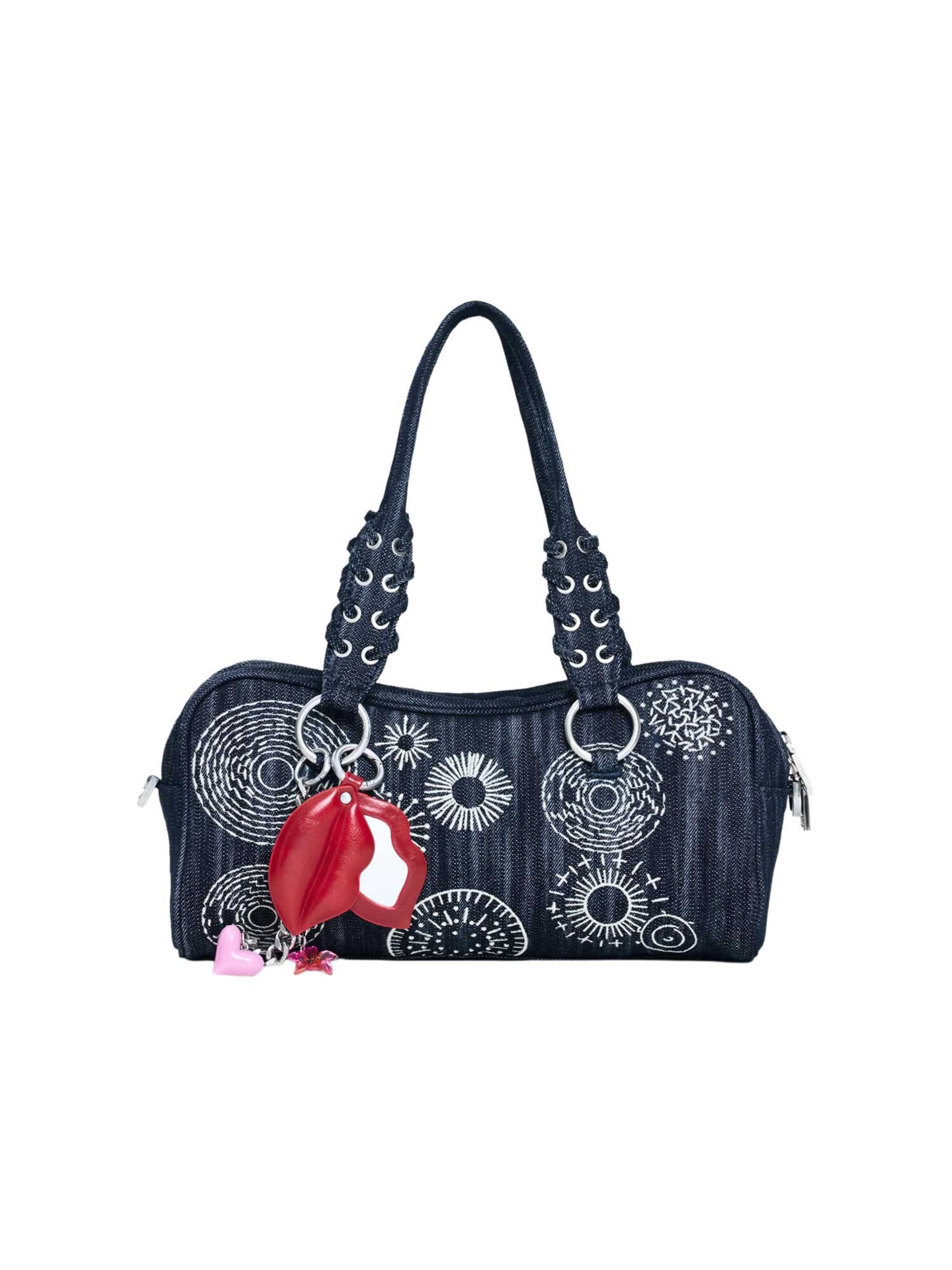 Desigual Sacs à main en One Size en bleu denim / blanc, Vue avec produit