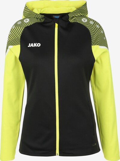 JAKO Sportjas in de kleur Citroen / Zwart / Wit, Productweergave
