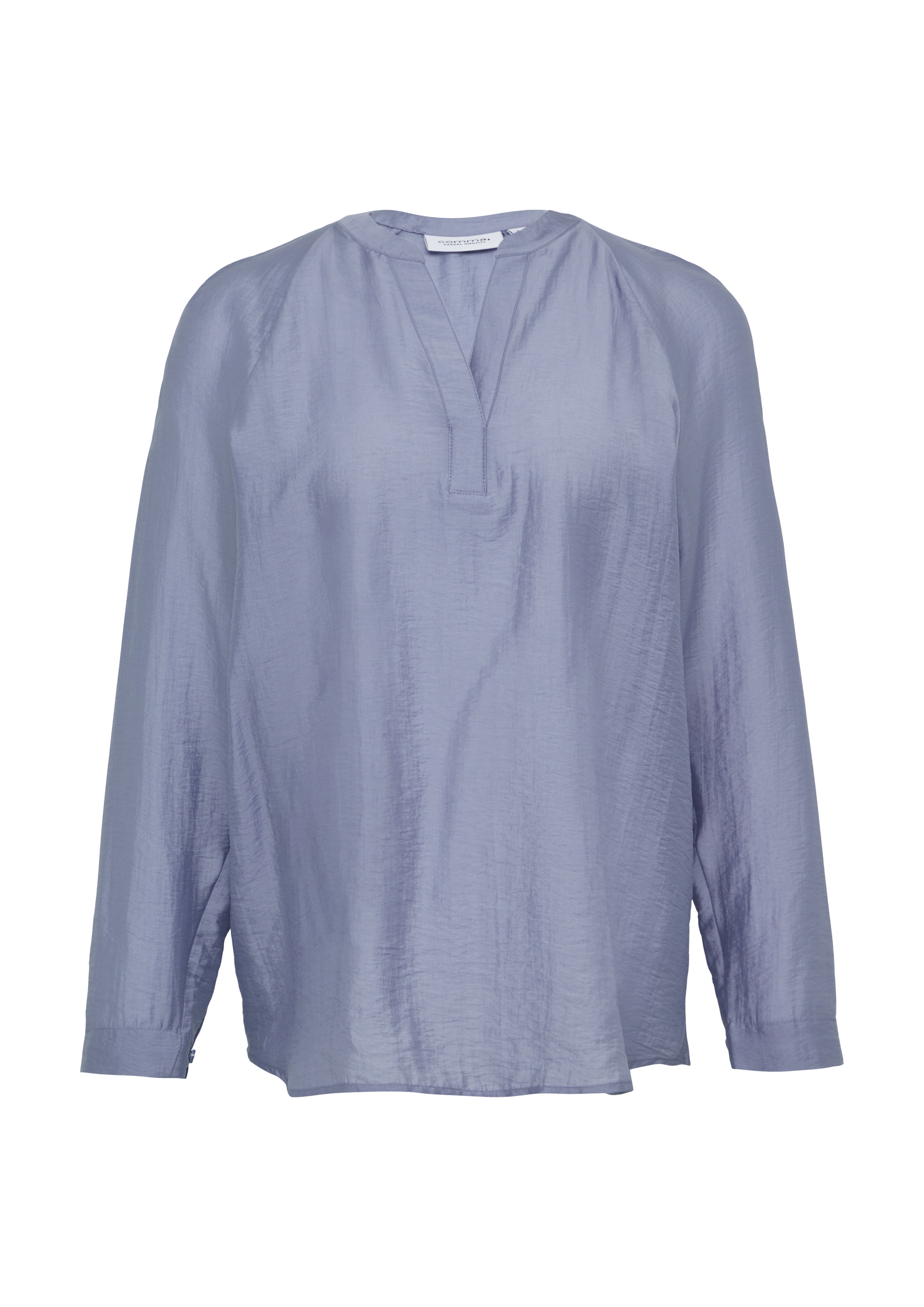 comma casual identity Bluse in Blau: Vorderseite