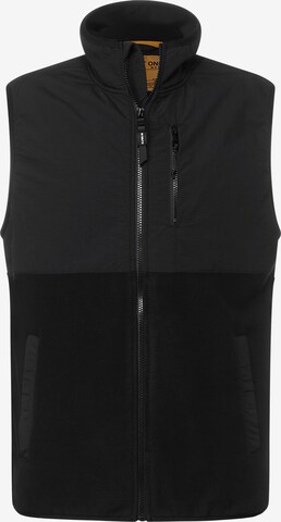 Street One MEN Vest in Black: front