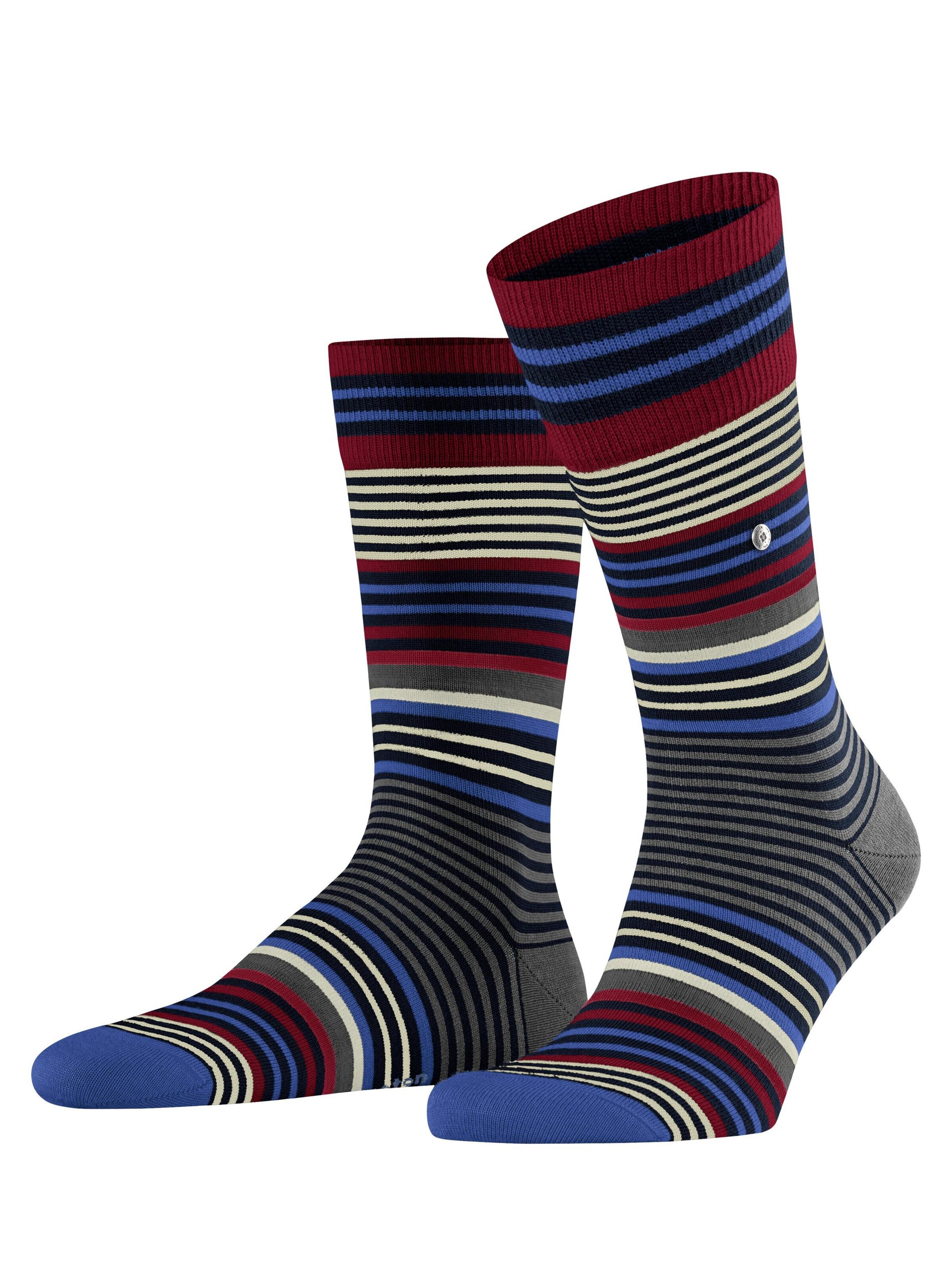 BURLINGTON Socks 'Stripe' in Blue: front