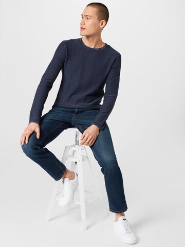 Pull-over 'SYLVESTER' JACK & JONES en bleu