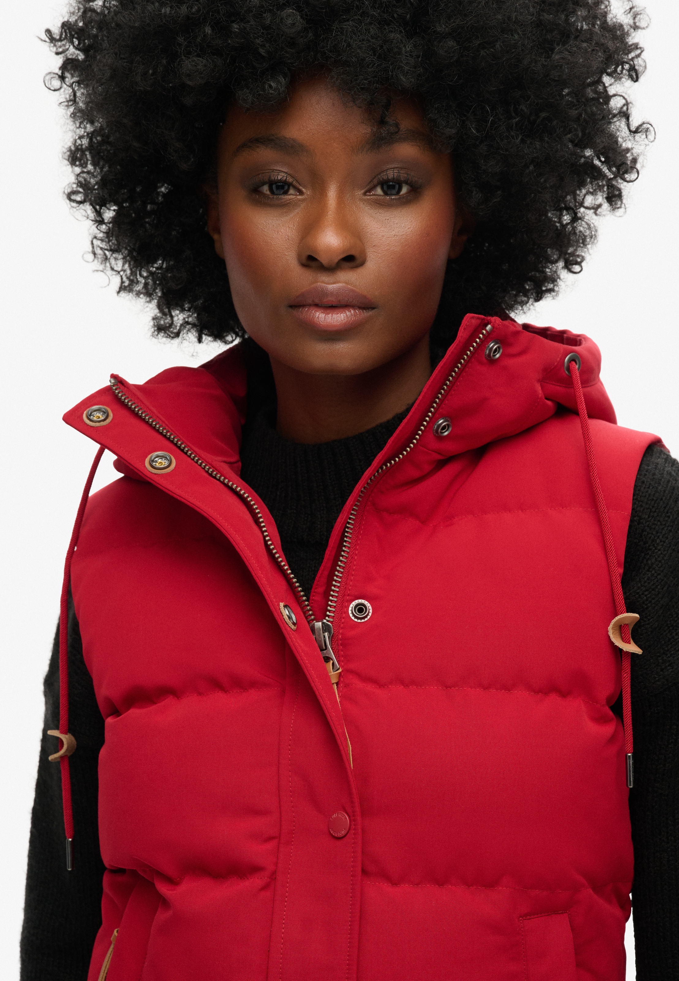 Superdry Bodywarmer in Rood