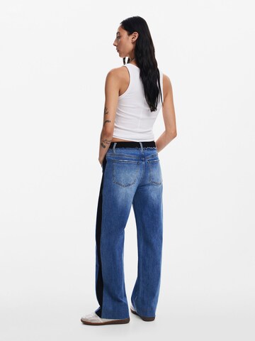 Desigual Wide Leg Jeans in Blau