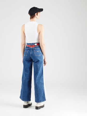 Tommy Jeans Wide Leg Jeans 'Claire' in Blau