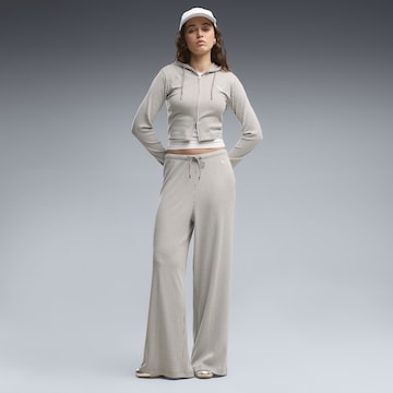 PUMA Wide leg Broek 'Essentials' in Beige