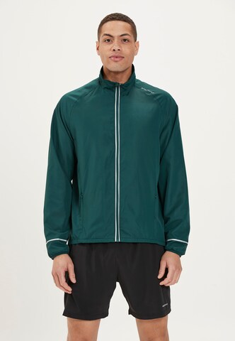 ENDURANCERegular Fit Sportska jakna 'Lessend' - zelena boja: prednji dio