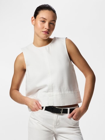 PIECES Overdel 'PCSky' i hvid: forside