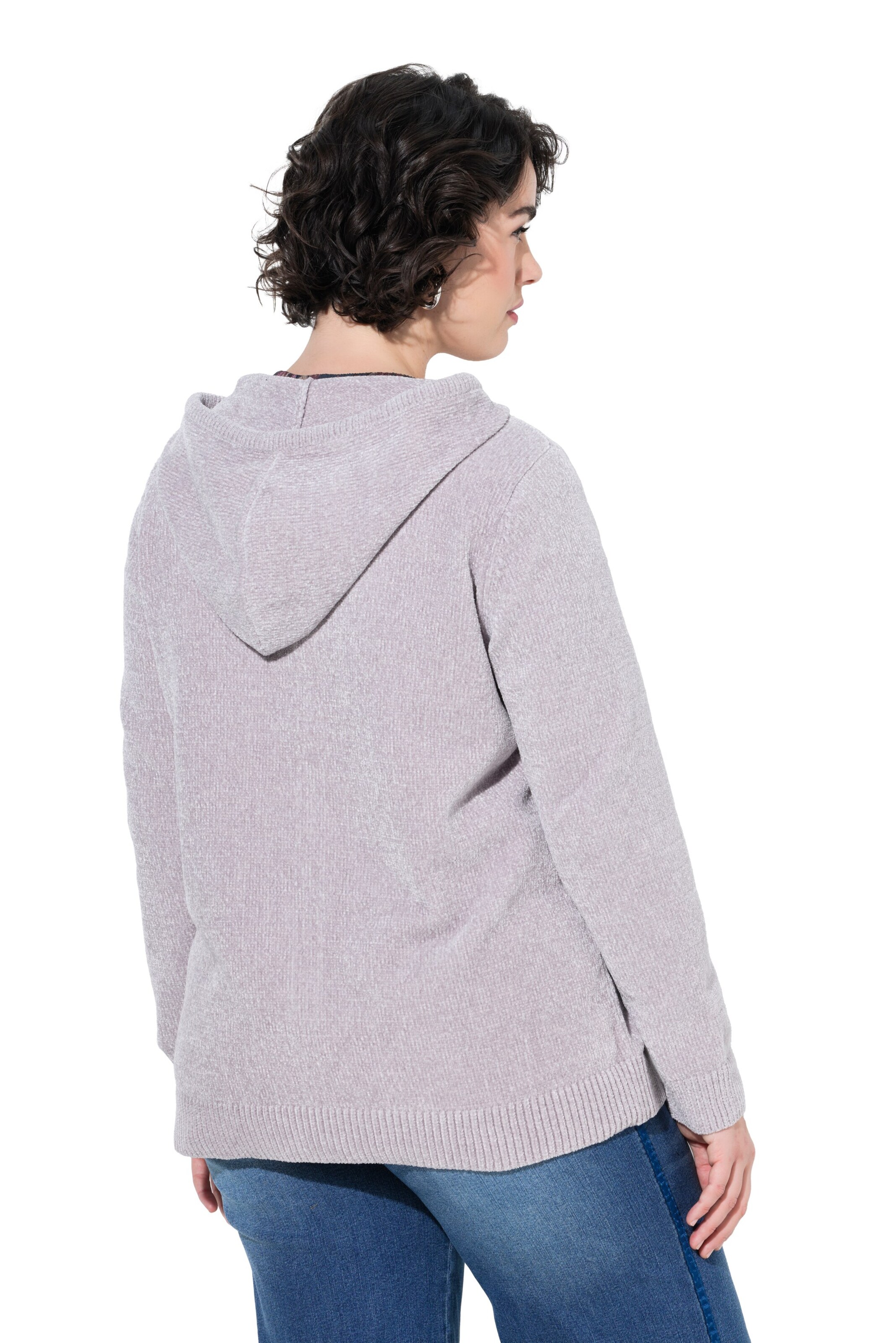 Ulla Popken Knit cardigan in Purple