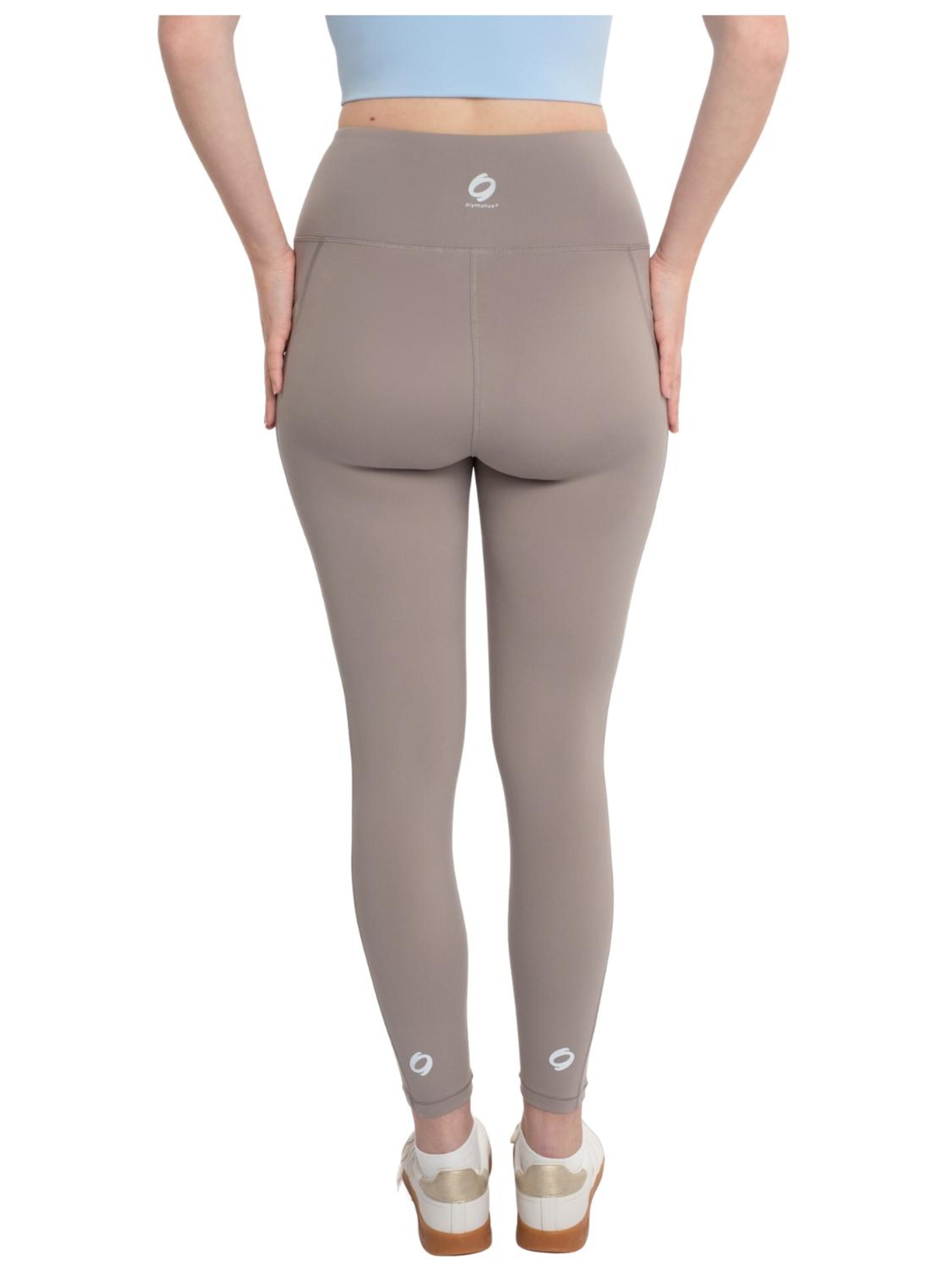 mymotus Skinny Sportbroek in Beige