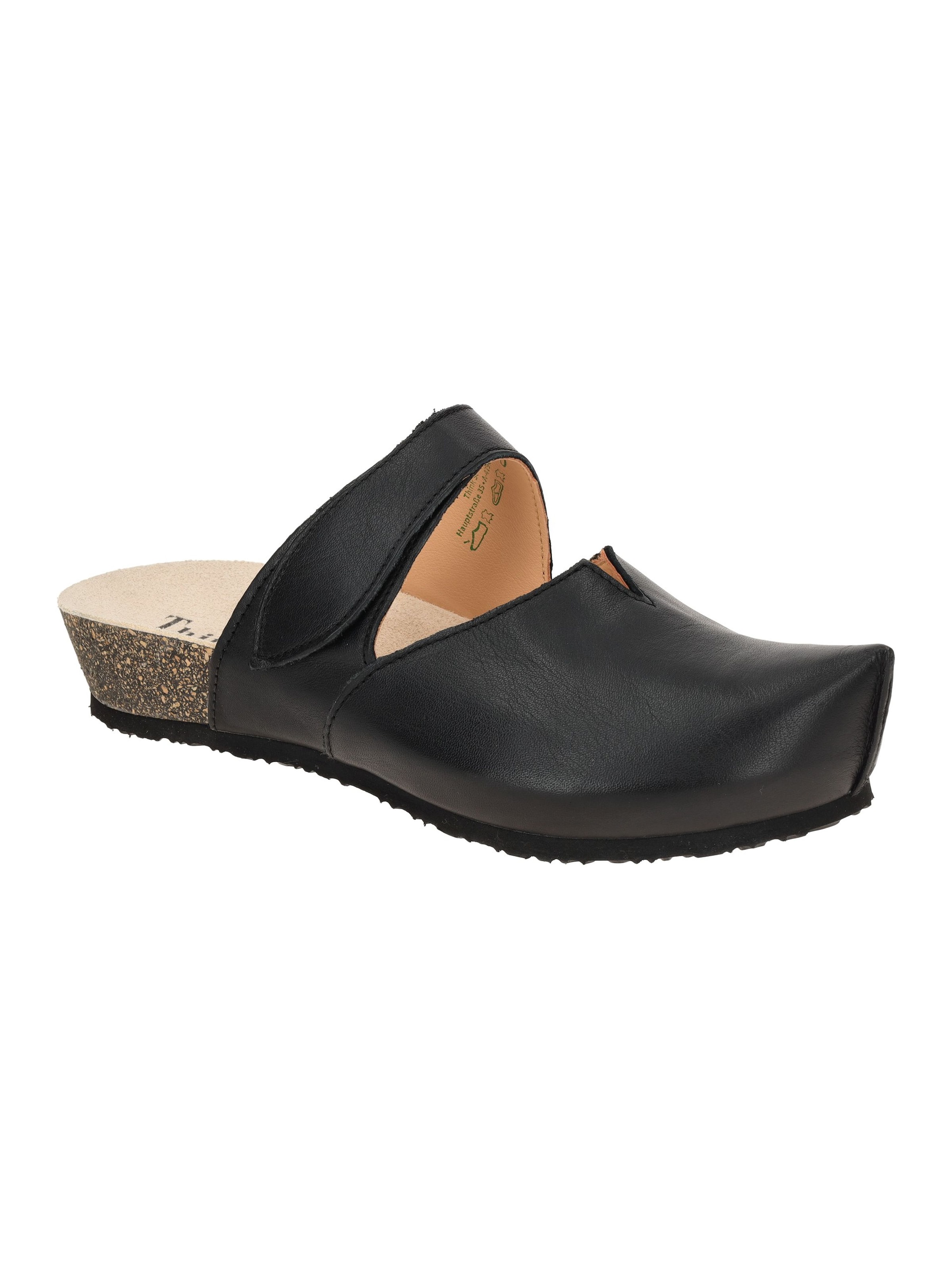 THINK! Clogs 'Think Kessy Pantolette schwarz Clogs Nappa'‌‌‌ in Schwarz: Vorderseite