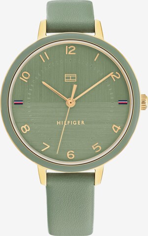 TOMMY HILFIGER Analog Watch in Green: front