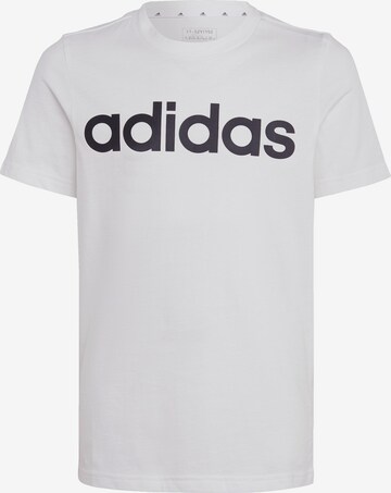 ADIDAS SPORTSWEAR Funktsionaalne särk 'Essentials Linear Logo ', värv valge