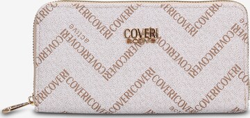 Portamonete 'Portafoglio donna con zip Coveri Collection' di Coveri Collection in beige: frontale