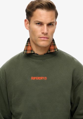 Sweat-shirt Superdry en vert