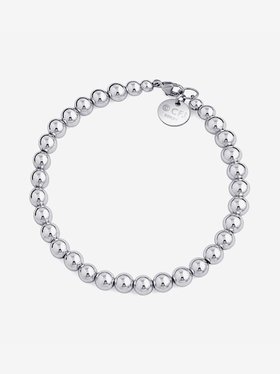 CLASSYANDFABULOUS Jewelry Bracelet 'CLASSYANDFABULOUS Beaded' in Silver, Item view