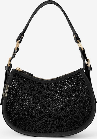 Braccialini - Bolso de hombro 'Ginevra Studs' en negro: frente