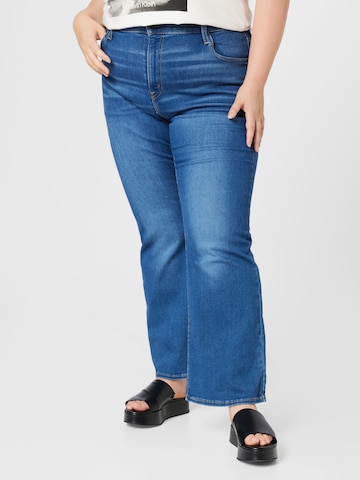 Levi's® Plus Flared Jeans '726 PL HR Flare' in Blue: front