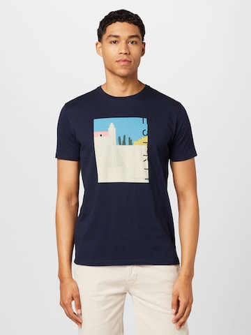 T-Shirt ESPRIT en bleu : devant