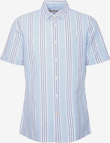 Barbour - Regular Fit Camisa 'Stonebay' em azul: frente