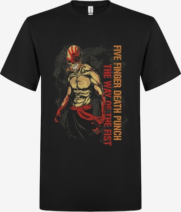 T-Shirt 'Five Finger Death Punch Ninja T-Shirt' Rockshirts en noir : devant