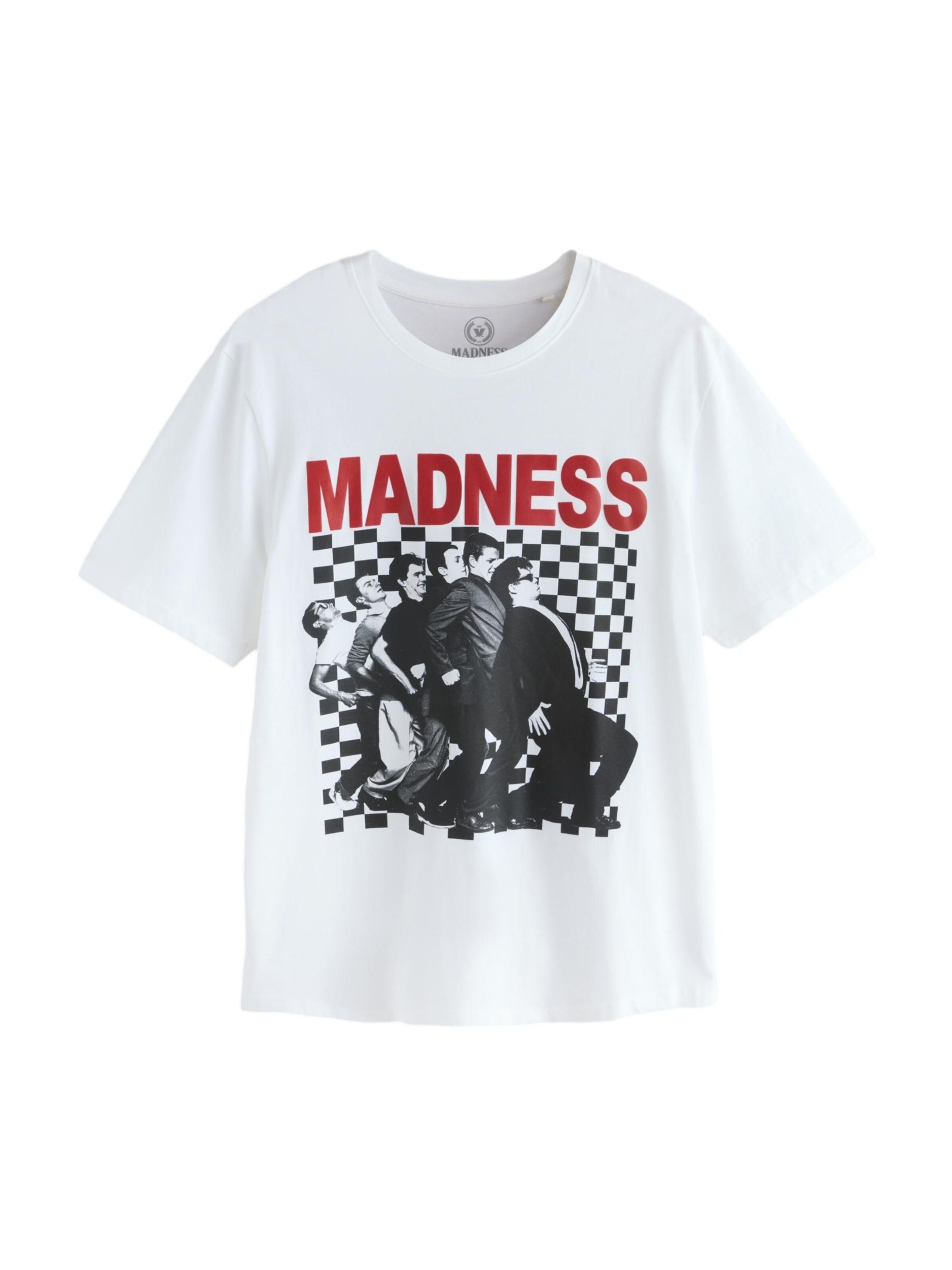 T-Shirt Next en blanc : devant