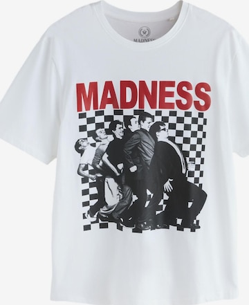 T-Shirt Next en blanc : devant