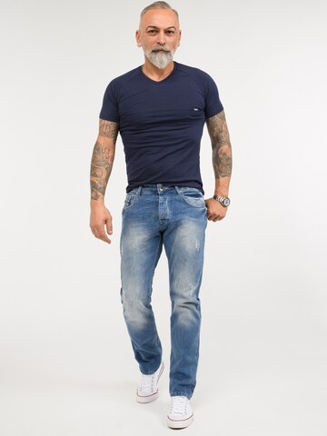 Rock Creek Regular Jeans in Blau