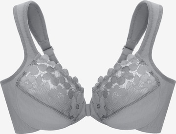 Soutien-gorge minimiseur GLAMORISE en argent : devant
