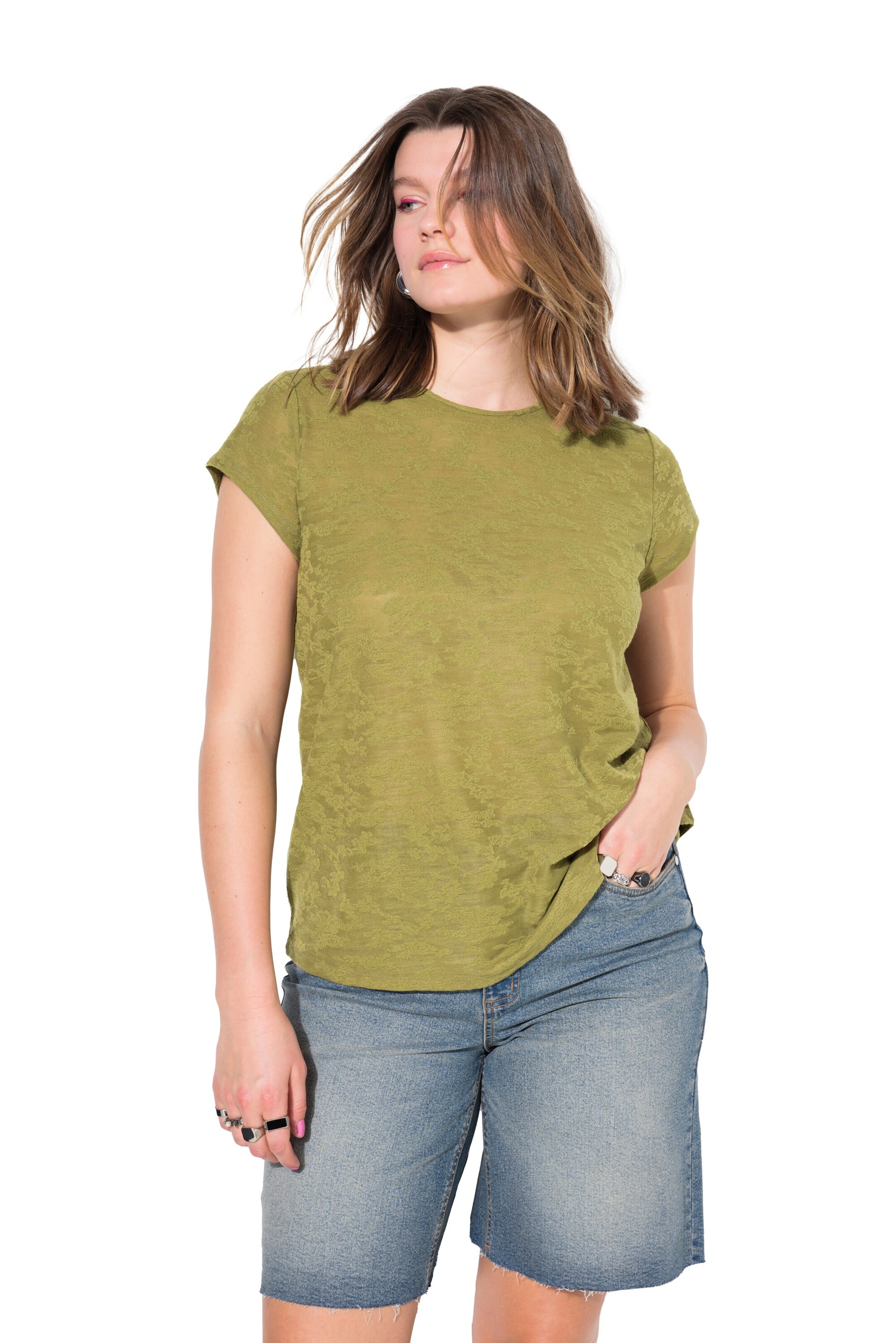 Studio Untold Shirt in Grün: Vorderseite