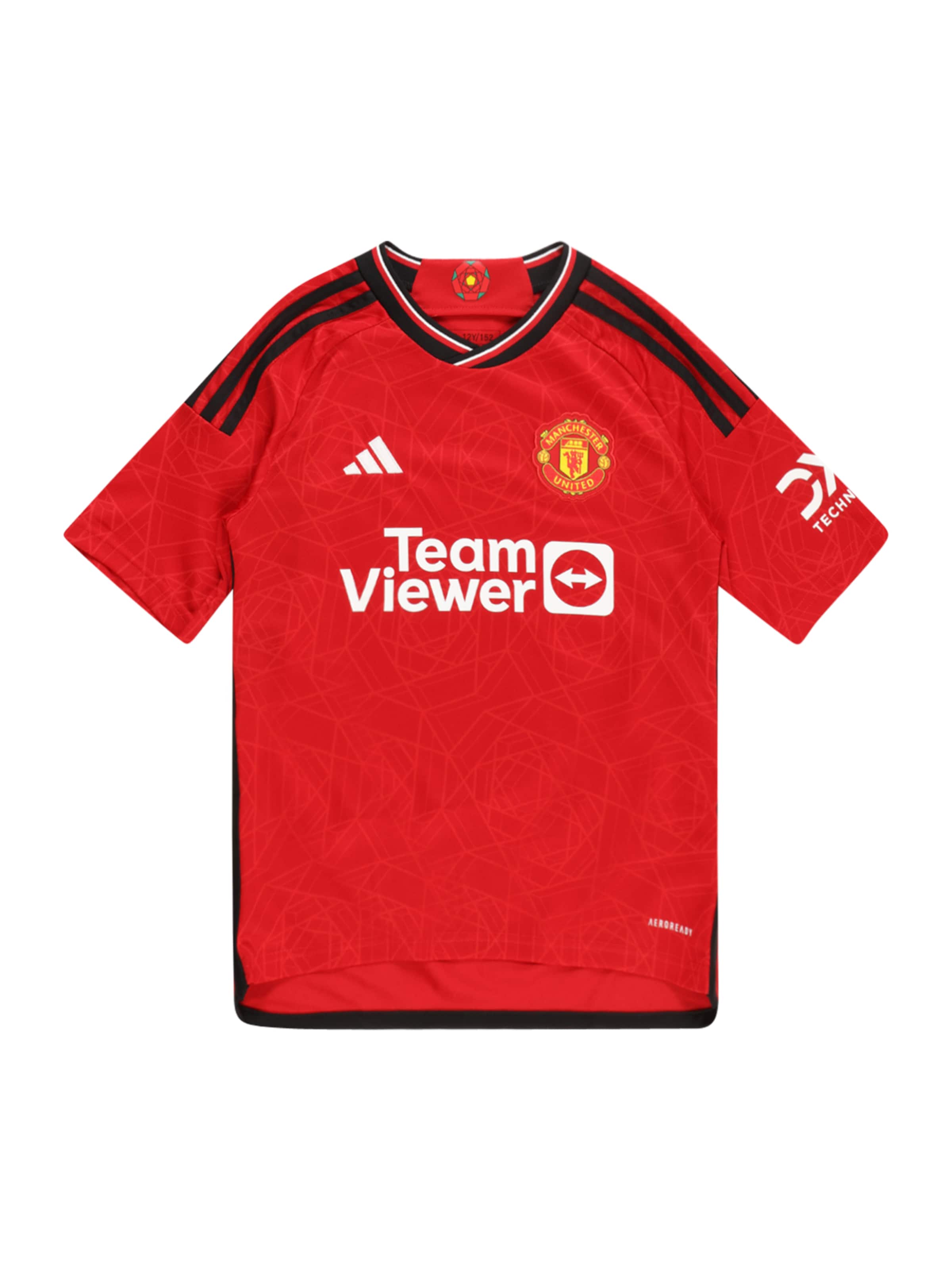ADIDAS PERFORMANCE Funktionsshirt 'Manchester United 23/24 Home' in Rot: Vorderseite