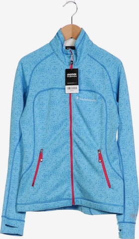 PEAK PERFORMANCE Sweatshirt & Zip-Up Hoodie in S in Blue: front