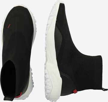 Sneaker înalt 'Hito' de la HUGO Red pe negru