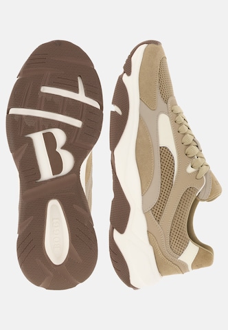 Boggi Milano Sneakers laag 'Storm' in Beige: onderkant