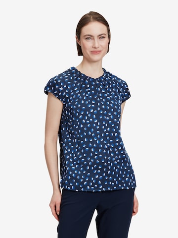 Betty & Co Blouse in Blauw: voorkant