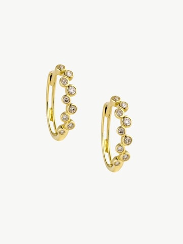 MUSE of my own Ohrringe 'Zigzag huggies'‌‌‌‌‌‌‌‌ in Gold: Vorderseite