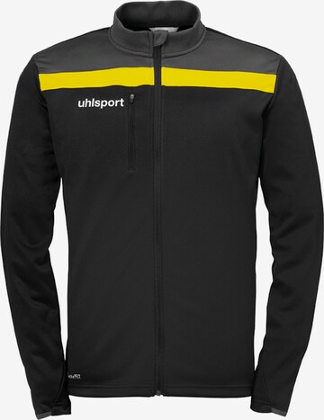 UHLSPORT Trainingsjacke in Schwarz: Vorderseite