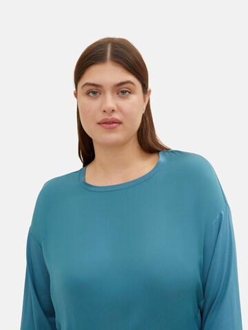 Tom Tailor Women + Shirt in Blue