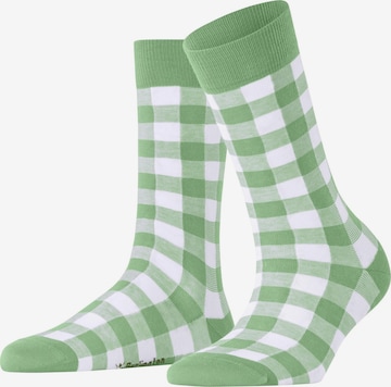 BURLINGTON Socken 'Vichy' in Grün: Vorderseite