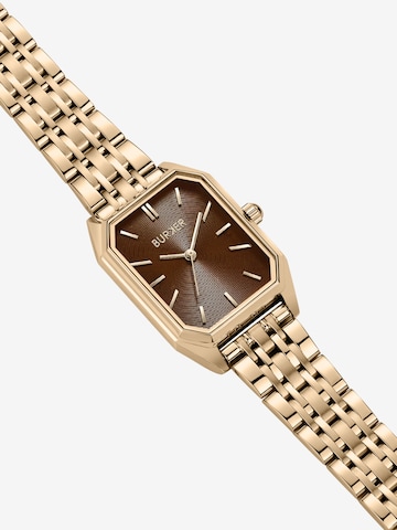 BURKER WatchesAnalogni sat 'Isabell Gold Brown' - zlatna boja
