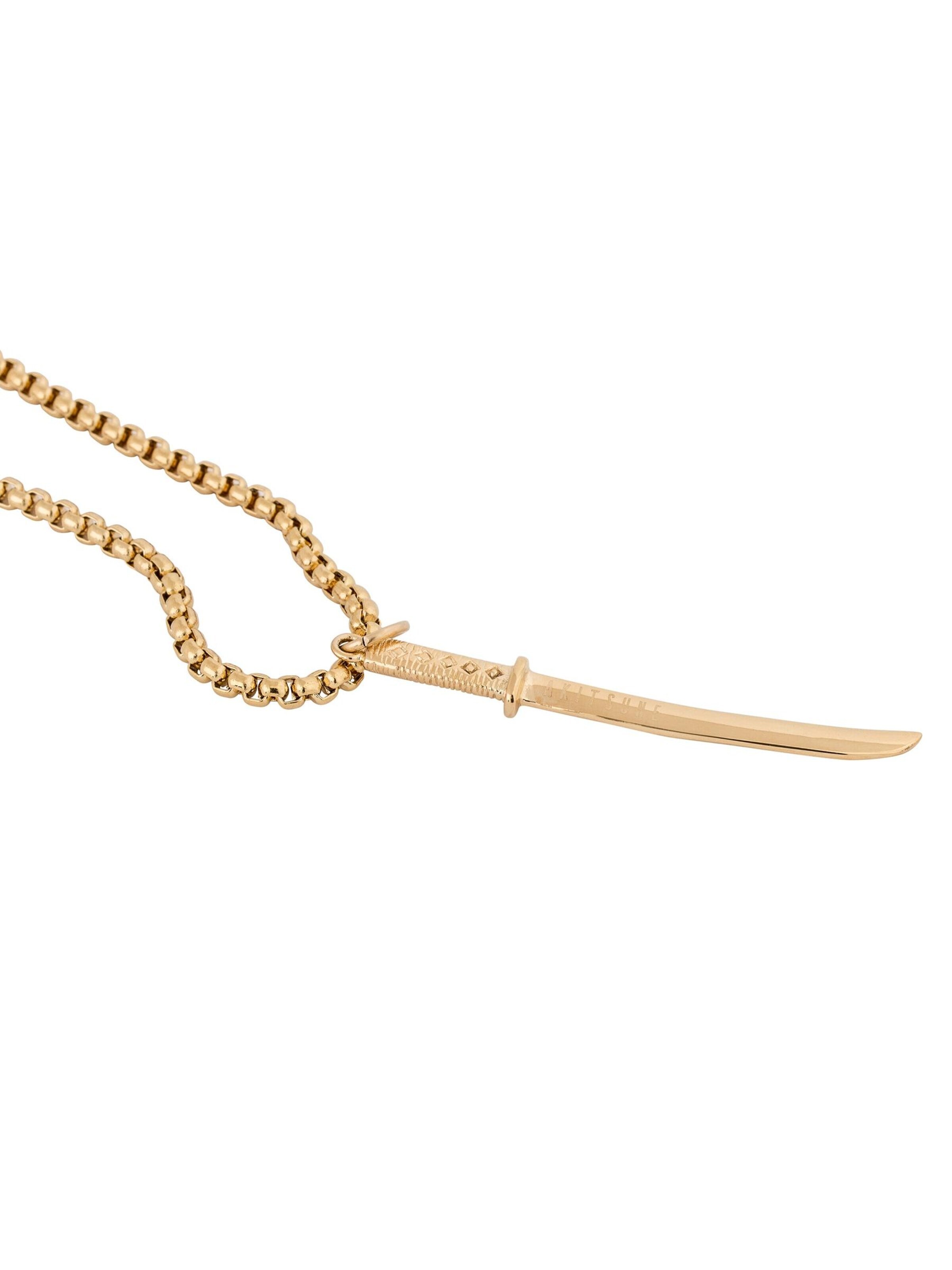 Akitsune Necklace 'Gladius' in Gold