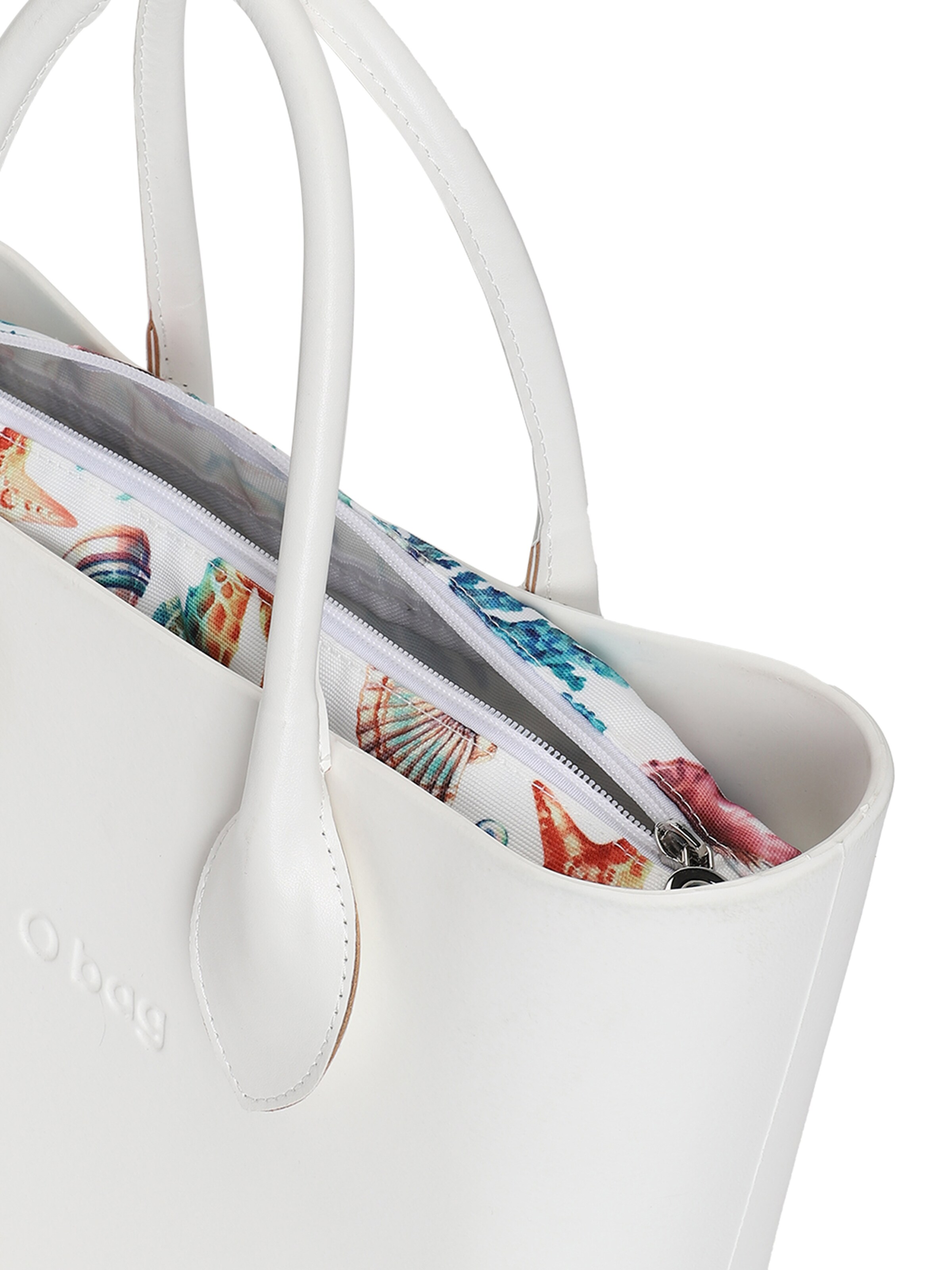 O bag Shopper in White