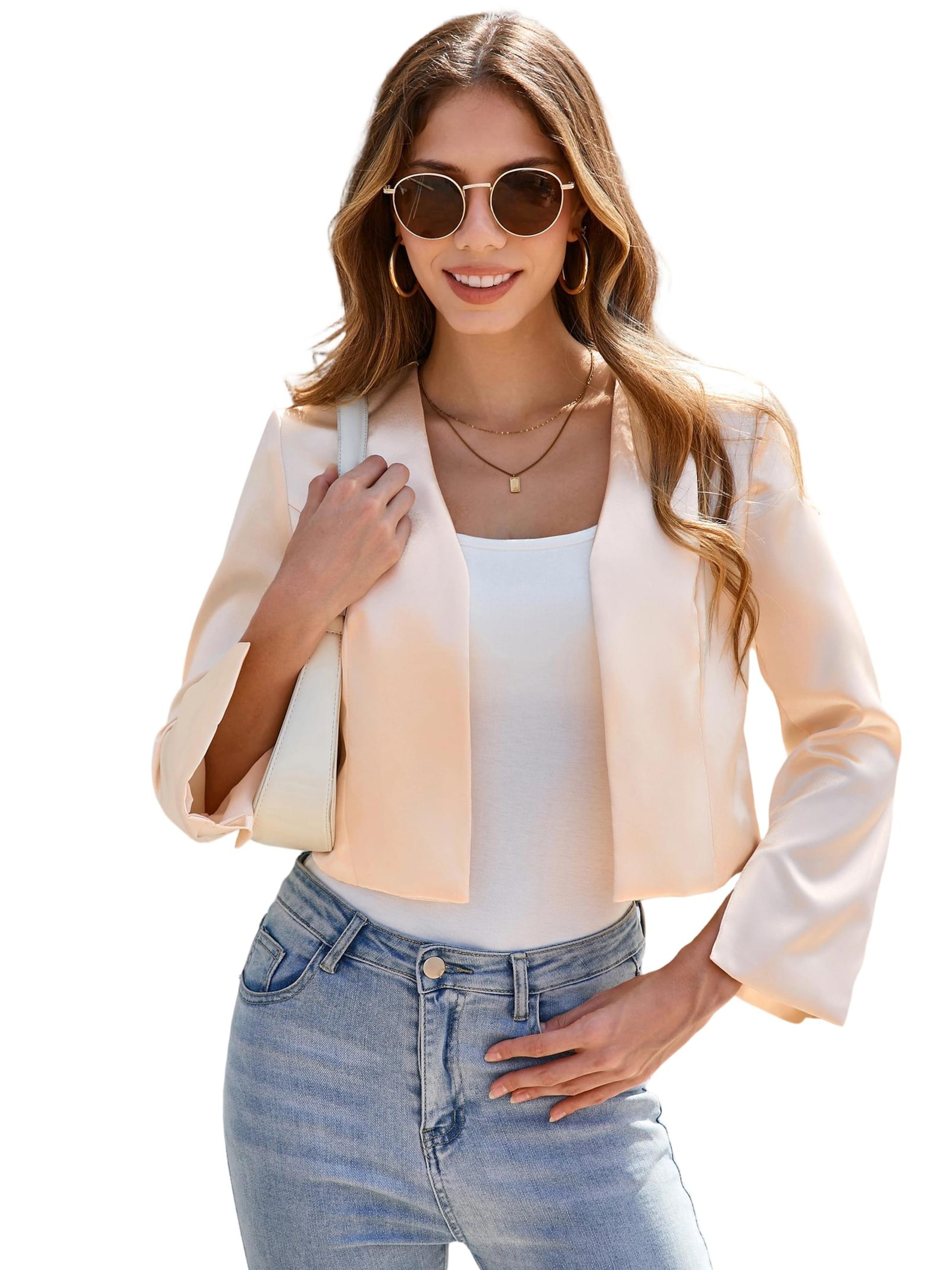 Yesfashion Blazer in Orange: front