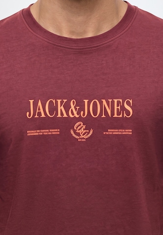 JACK & JONES Μπλουζάκι 'JORFREDERIKSBERG' σε κόκκινο