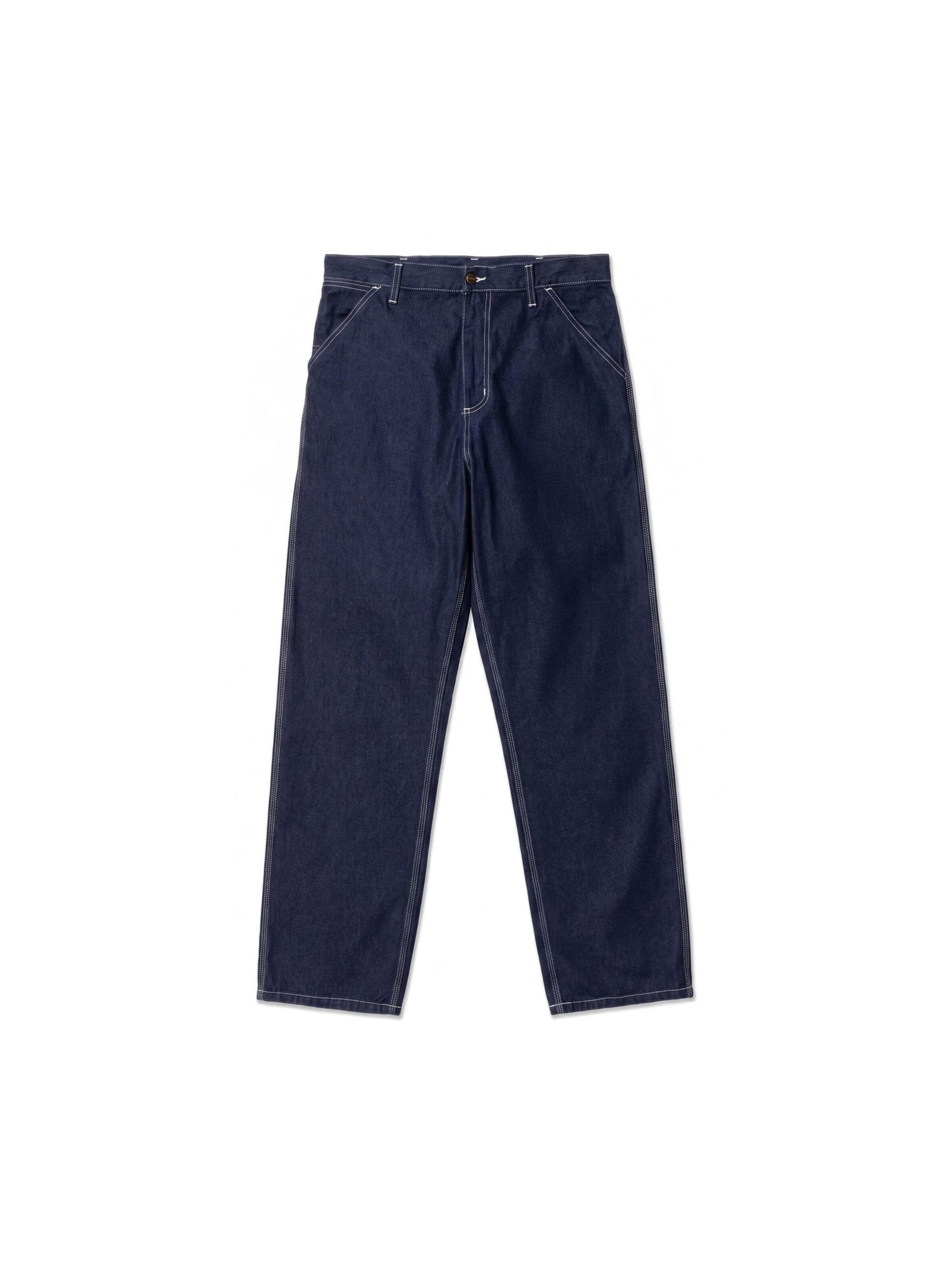 Carhartt WIP Baggy Jeans in Blue: front