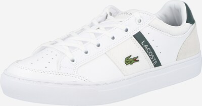 LACOSTE Baskets basses en beige / bleu foncé / blanc, Vue avec produit