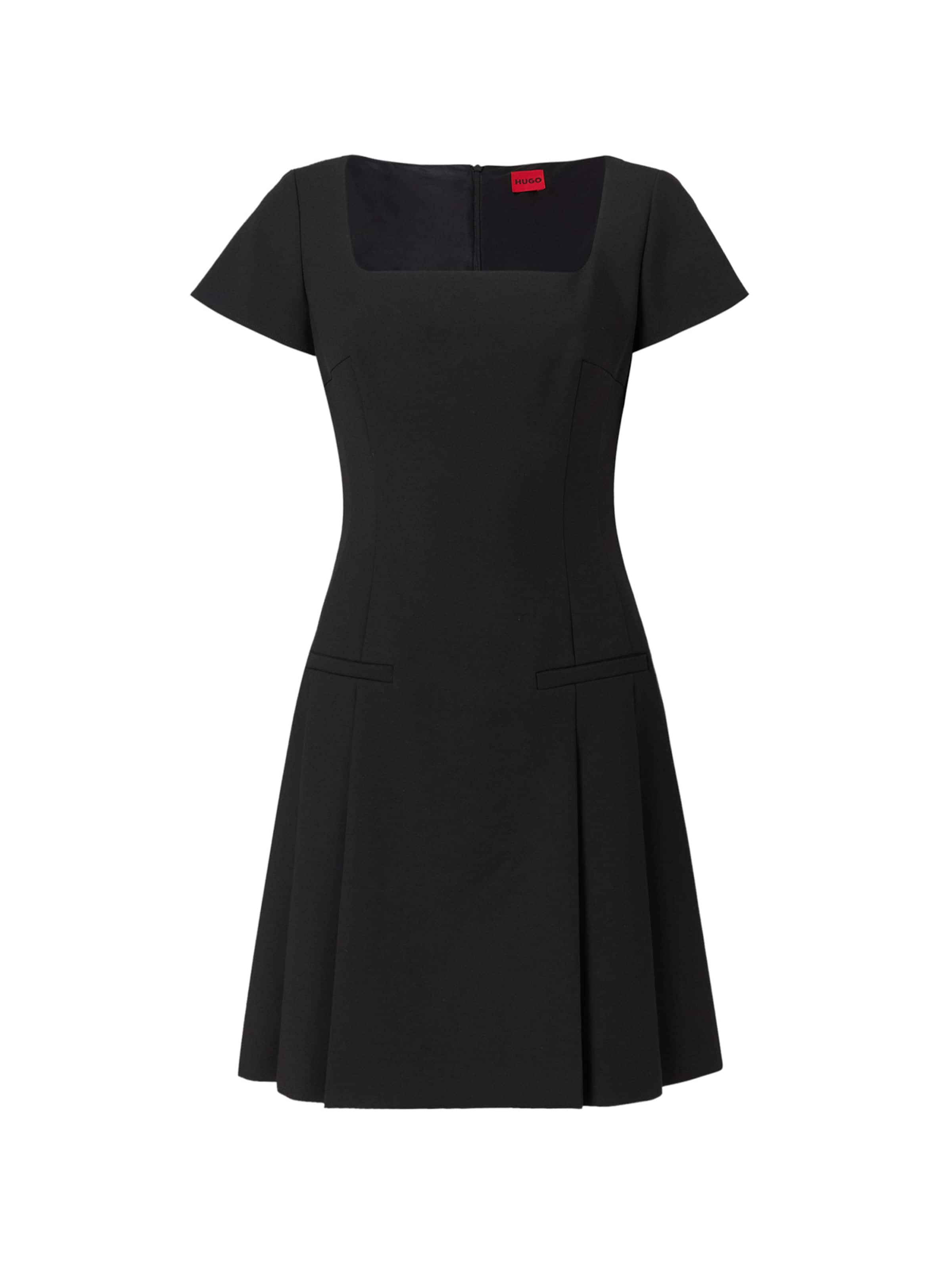 HUGO Obleka 'Kefina' | črna barva: sprednja stran