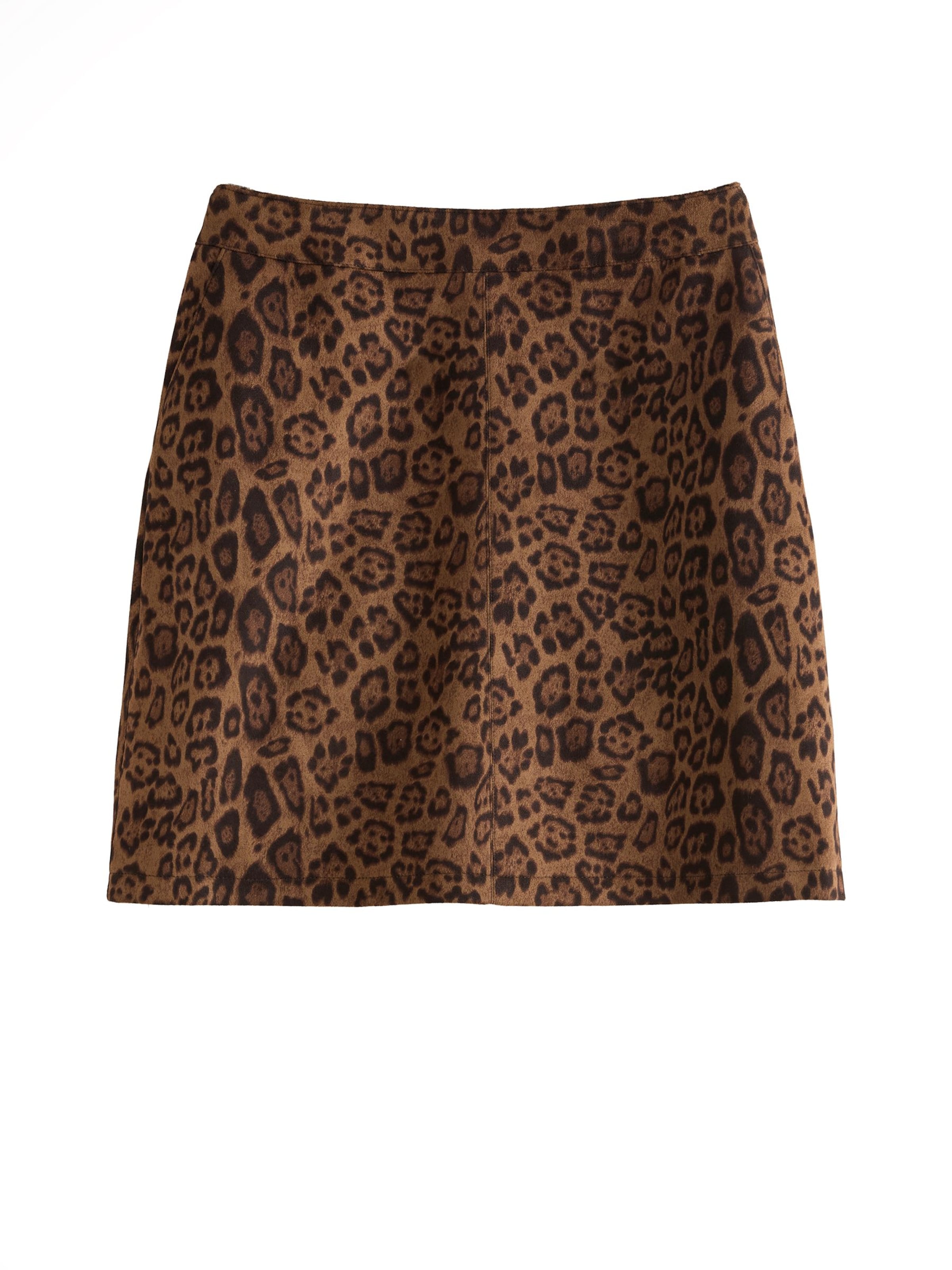 love & roses Skirt in Brown: front