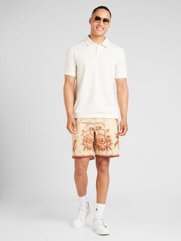 TOPMAN Normální Kalhoty – béžová